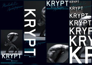 「KRYPT―始めもなく終わりもなく」ポスター（室伏鴻）